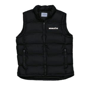 KOMATSU LADIES PUFFER VEST BLACK