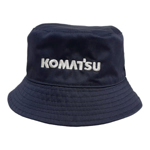 KOMATSU KIDS BLUE REVERSABLE BUCKET HAT