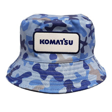 Load image into Gallery viewer, KOMATSU KIDS BLUE REVERSABLE BUCKET HAT
